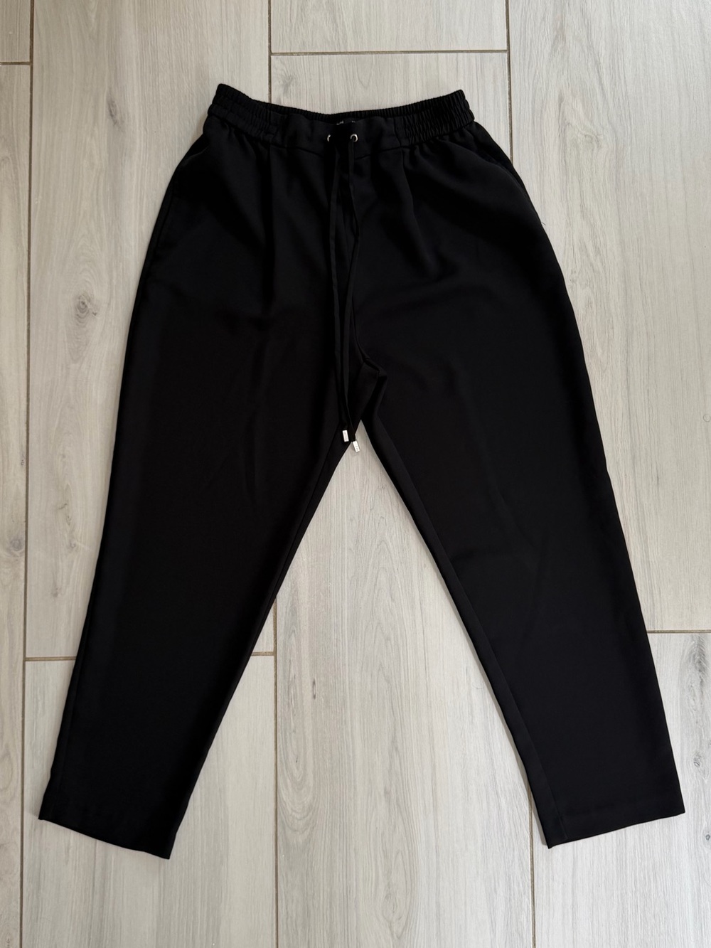 Zara - Straight Leg Drawstring Trousers